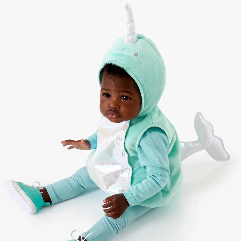 Baby Blue Narwhal Costume - PBK (NO Tag)